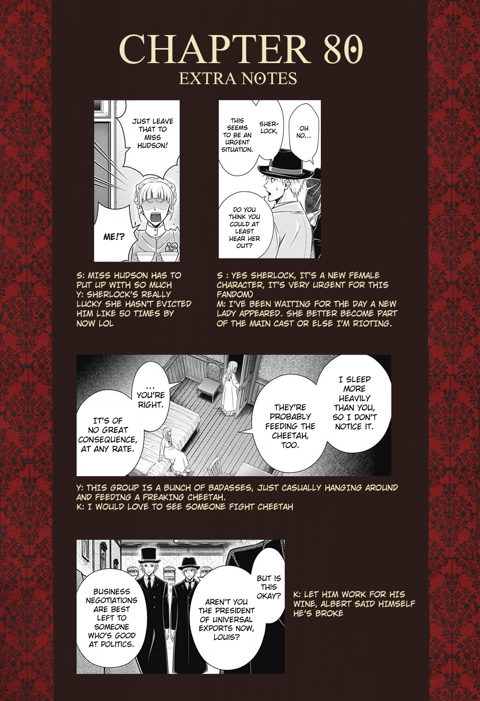 Read Moriarty the Patriot En Manga Online