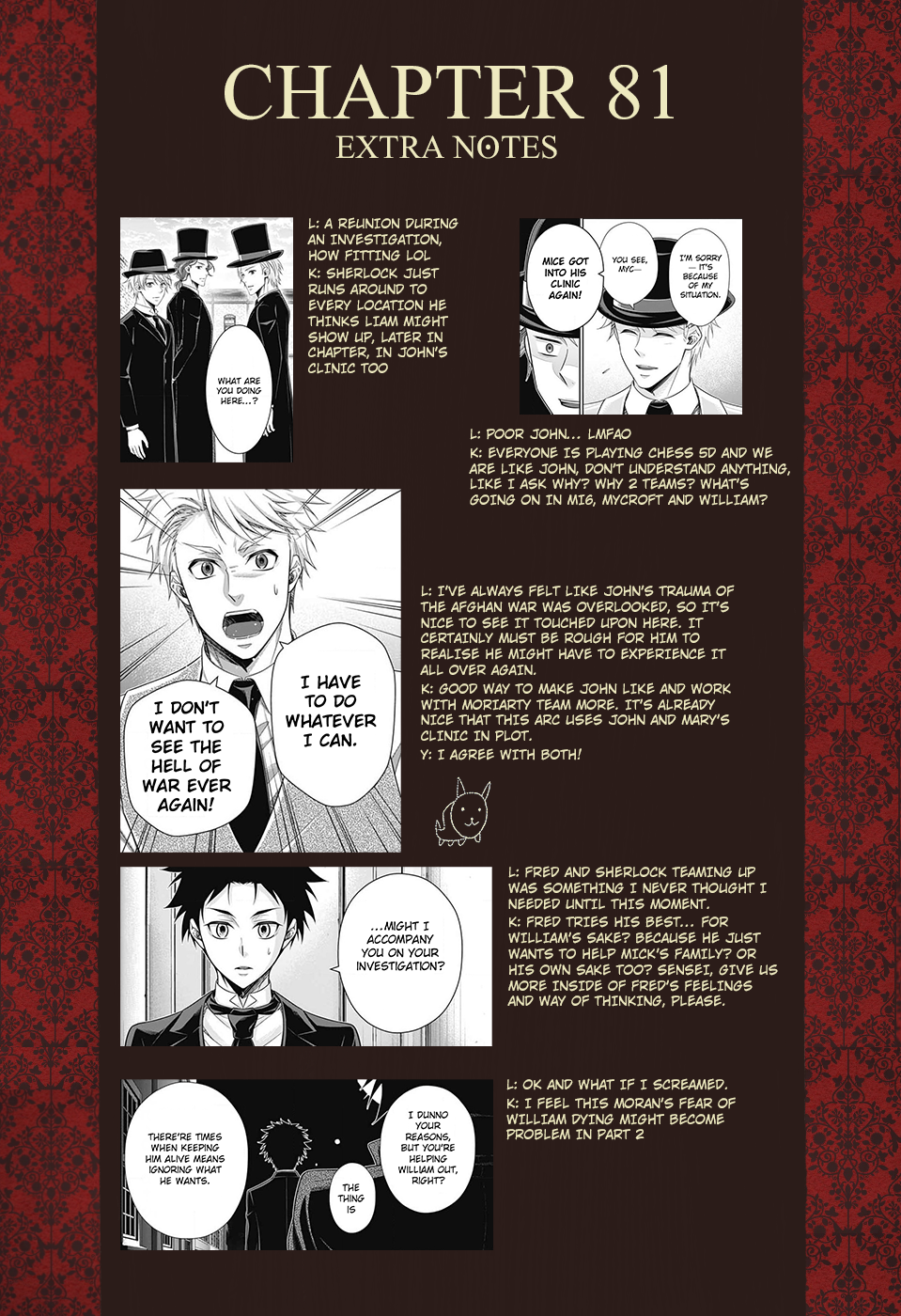 Read Moriarty the Patriot En Manga Online