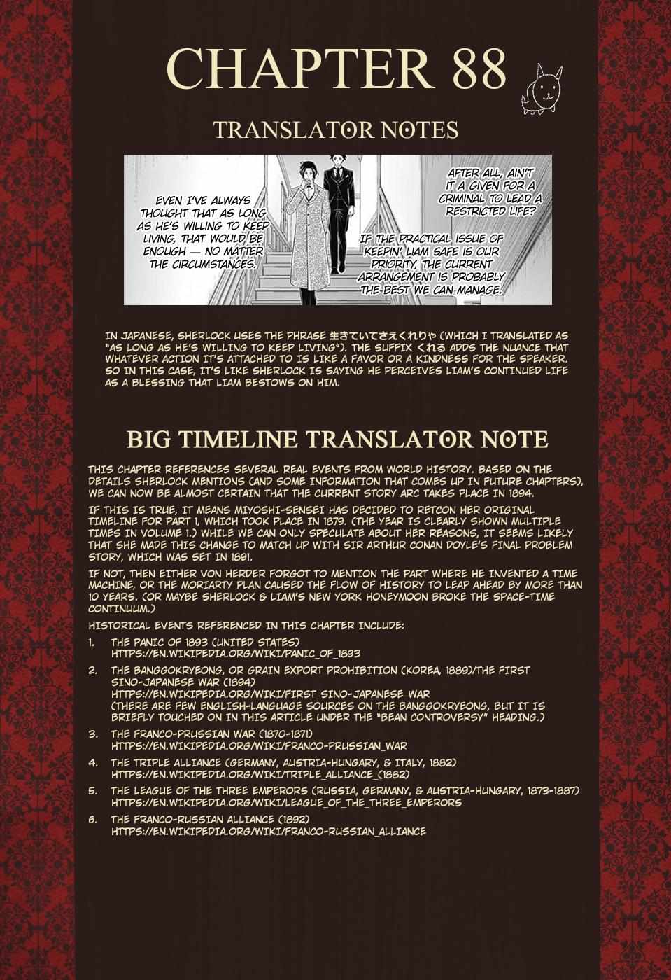 Read Moriarty the Patriot En Manga Online