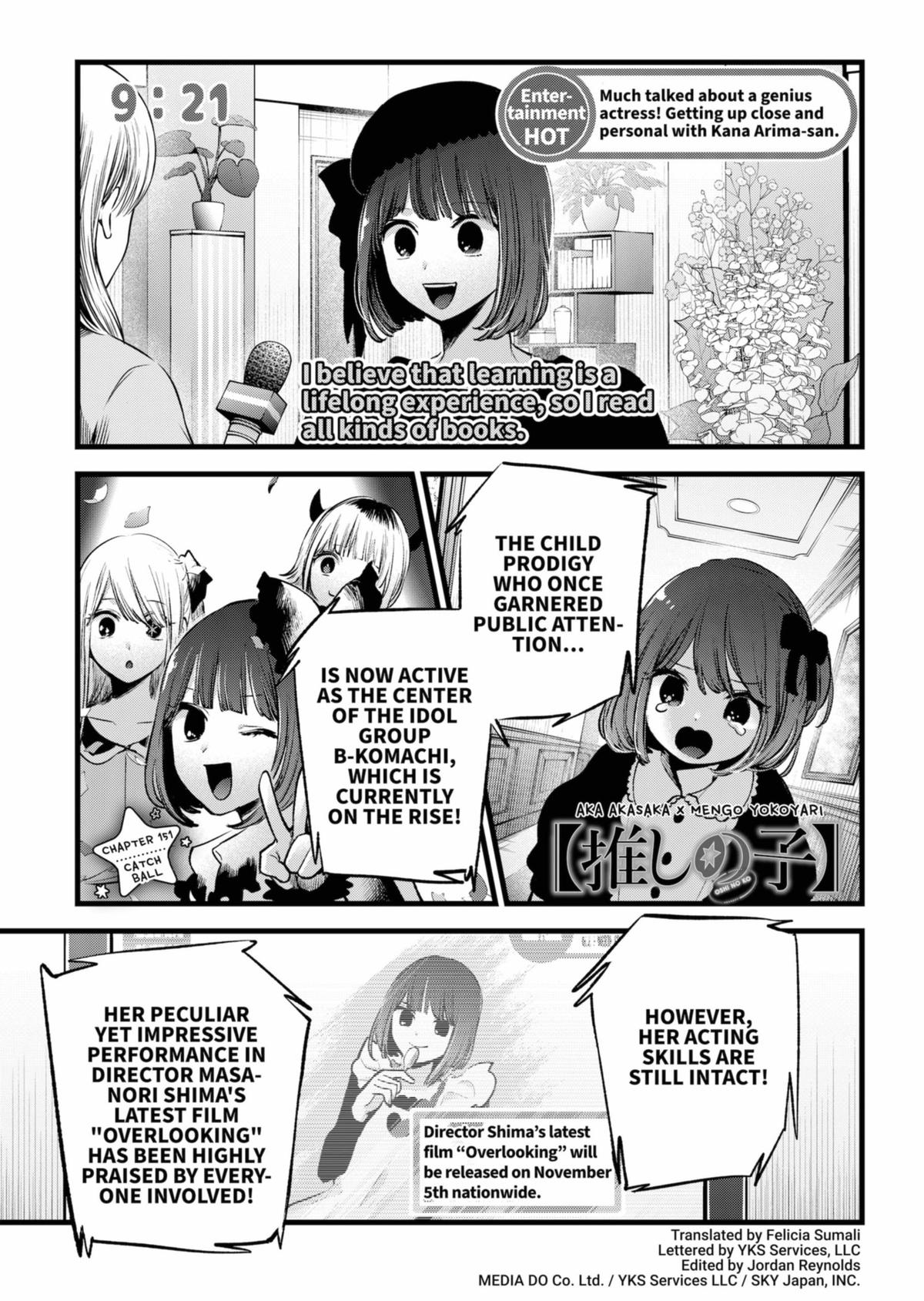 Read Oshi no Ko En Manga Online