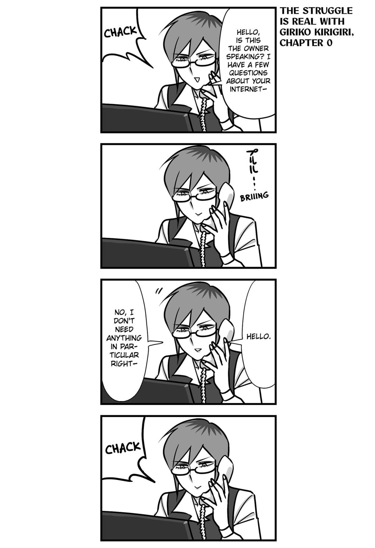 Read The Struggle is Real With Giriko Kirigiri! En Manga Online