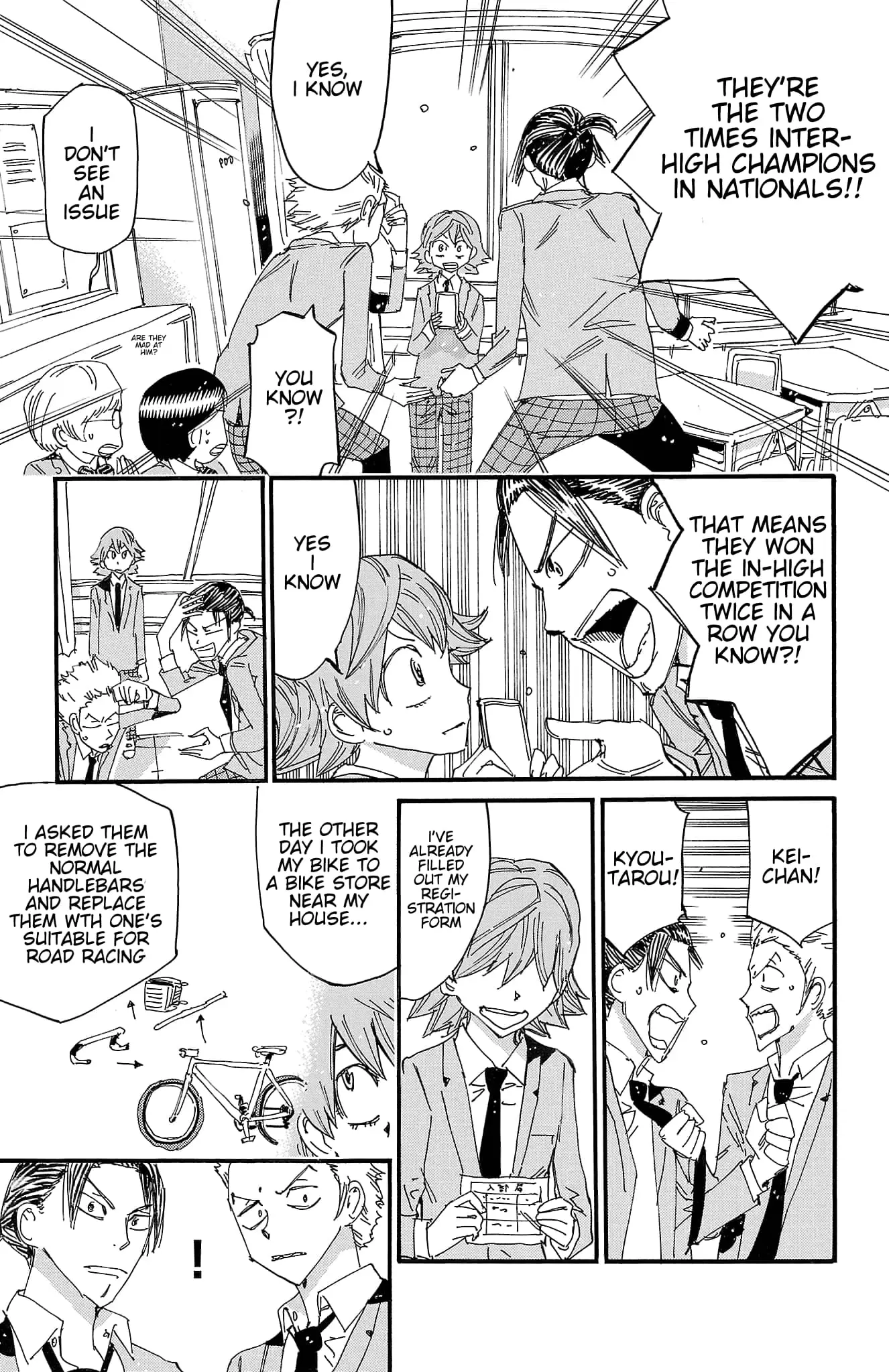 Read Yowamushi Pedal En Manga Online