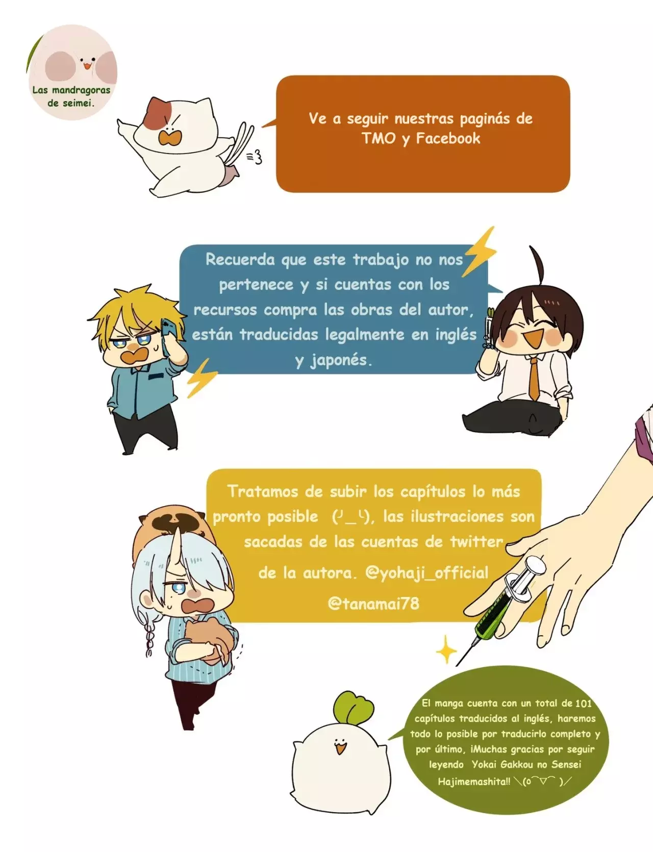 Read Yokai Gakkou No Sensei Hajimemashita! Es Manga Online