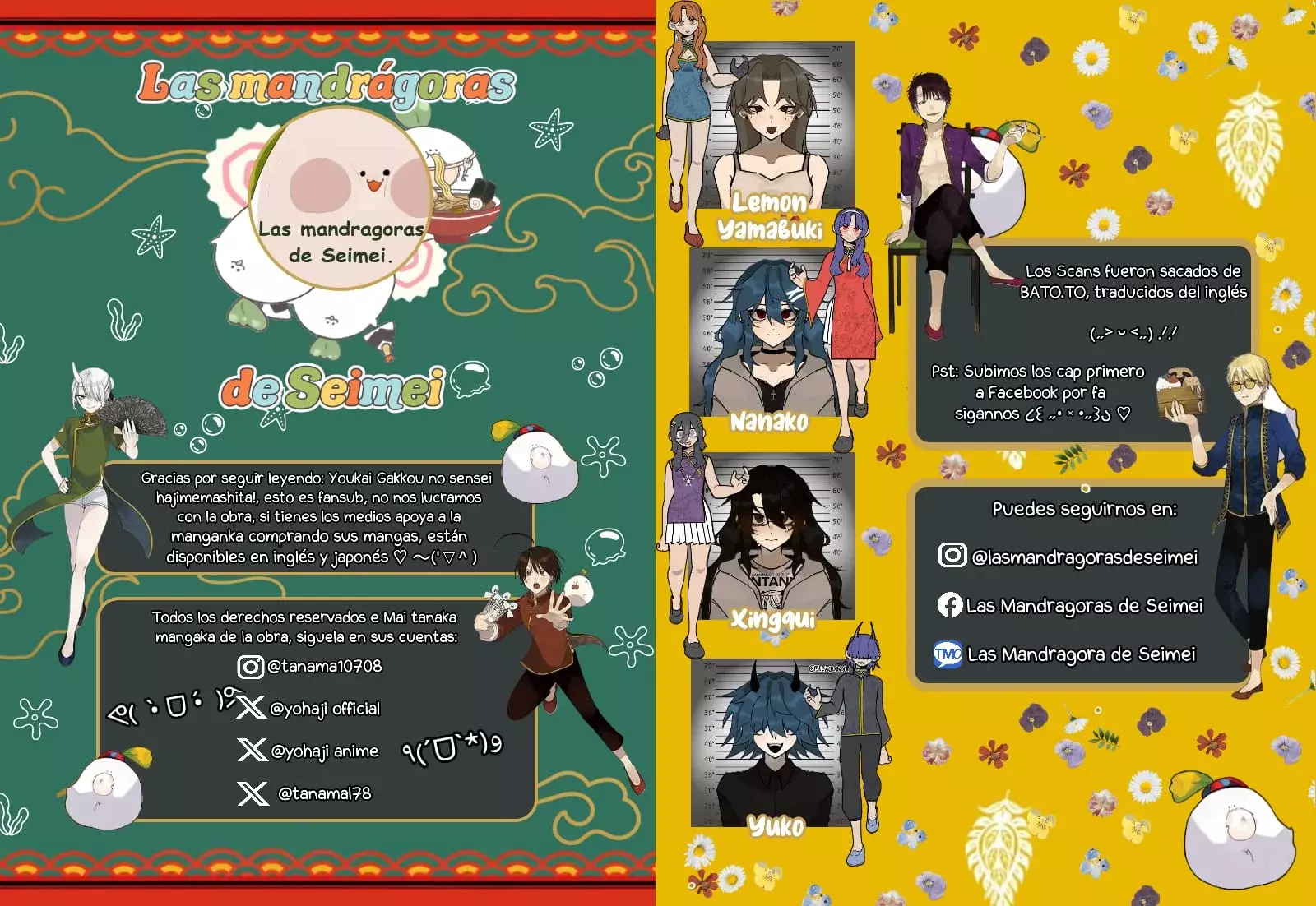 Read Yokai Gakkou No Sensei Hajimemashita! Es Manga Online