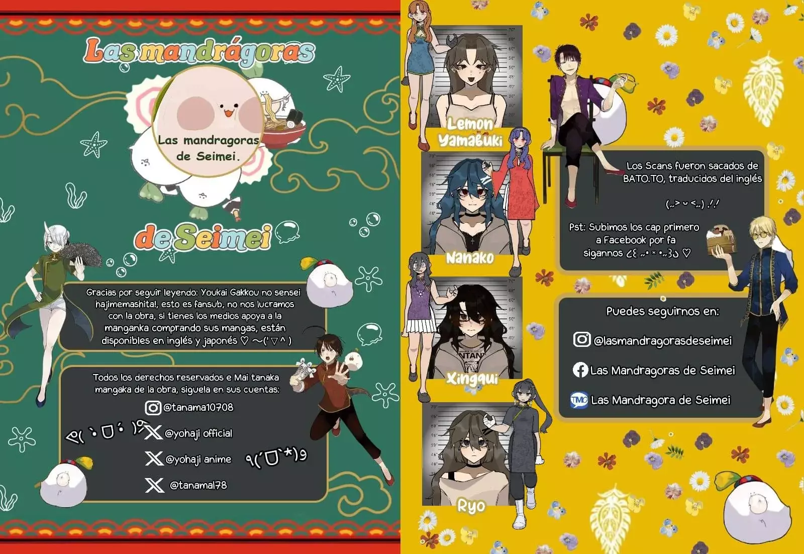 Read Yokai Gakkou No Sensei Hajimemashita! Es Manga Online