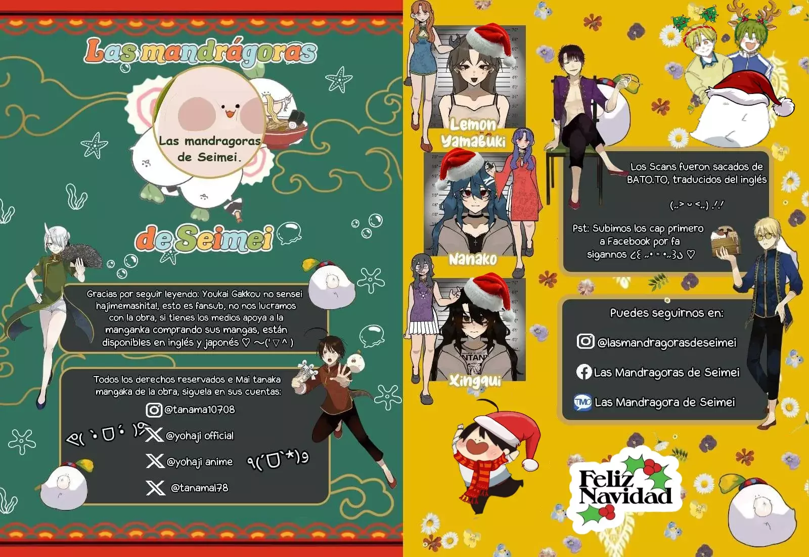 Read Yokai Gakkou No Sensei Hajimemashita! Es Manga Online